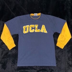 -Colosseum UCLA Navy & Yellow Double-Sleeve Shirt
-Size Medium